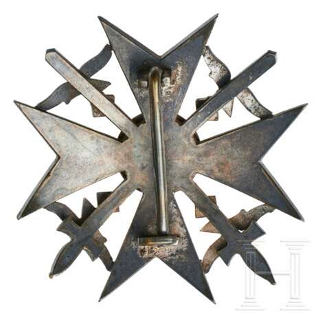 A Spanish Cross in Silver with Swords - photo 2