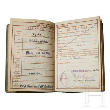 A Small Collection of SS Wehrpass - photo 2