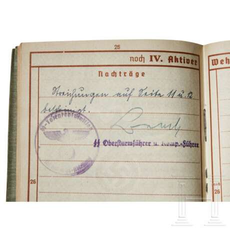 A Small Collection of SS Wehrpass - photo 3