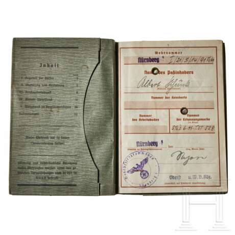 A Small Collection of SS Wehrpass - photo 8