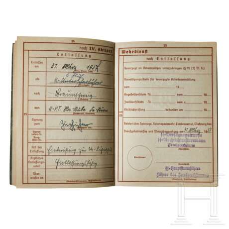 A Small Collection of Waffen SS Wehrpass - photo 3