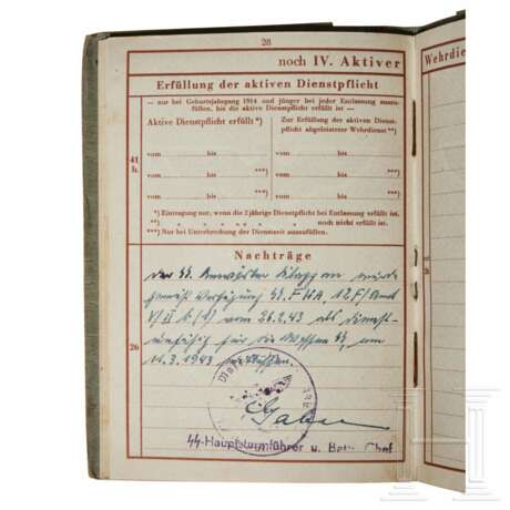 A Small Collection of Waffen SS Wehrpass - photo 13