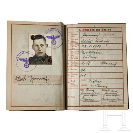 A Small Collection of Waffen SS Wehrpass - photo 19