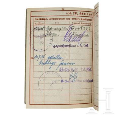 A Small Collection of Waffen SS Wehrpass - photo 26