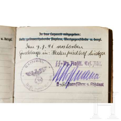 A Small Collection of Waffen SS Soldbuch - photo 3