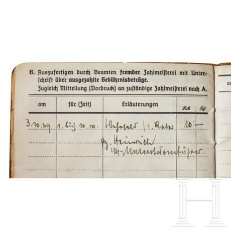 A Small Collection of Waffen SS Soldbuch - photo 5