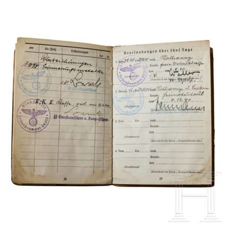 A Small Collection of Waffen SS Soldbuch - photo 6