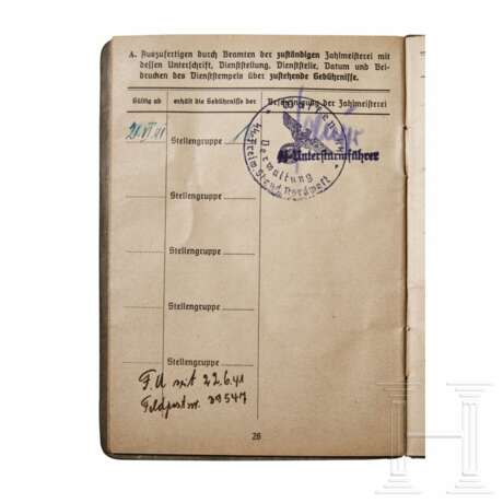 A Small Collection of Waffen SS Soldbuch - photo 14