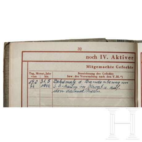 A Small Collection of Waffen SS Wehrpass - Foto 5