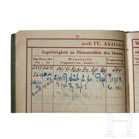 A Small Collection of Waffen SS Wehrpass - Foto 14