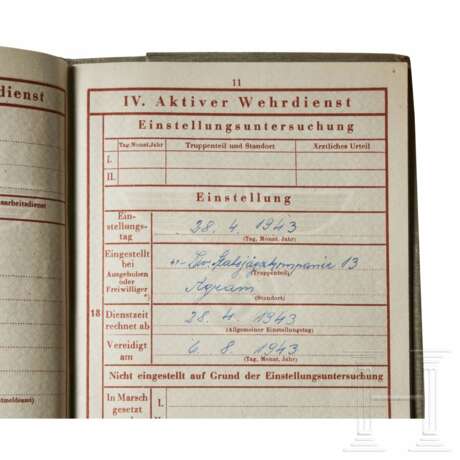 A Small Collection of Waffen SS Wehrpass - Foto 25