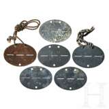 A Small Collection of Waffen SS Identity Discs - photo 2