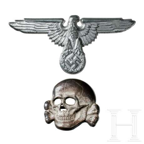 An SS Visor Cap Insignia Set - photo 1