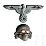 An SS Visor Cap Insignia Set - photo 2