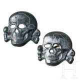 An SS Visor Cap Skull Insignia - photo 1