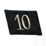 A Right Collar Tab for SS-Fuss-Standarte 10 "Bielefeld" Enlisted - photo 1