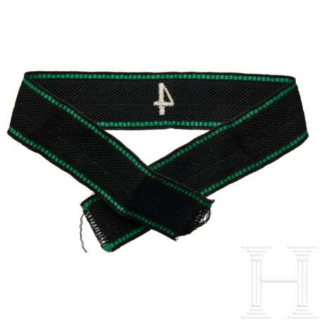 A Cufftitle for SS Foot Regiment Sturmbann I, Sturm "4" - photo 2