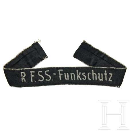A Cuff Title for SS Radio Protection Service, Officer - фото 1