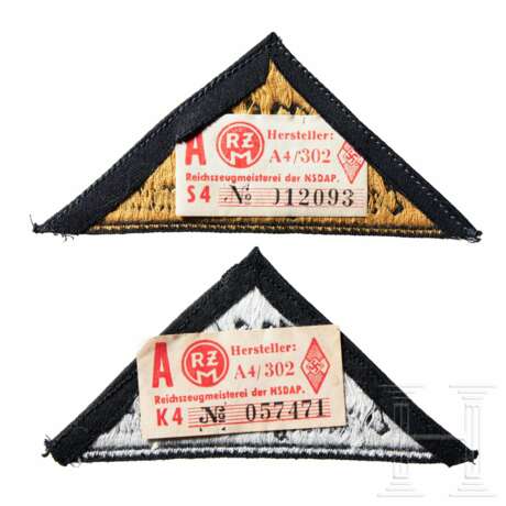 A Small Collection of Hitler Youth Special District Triangles - photo 2