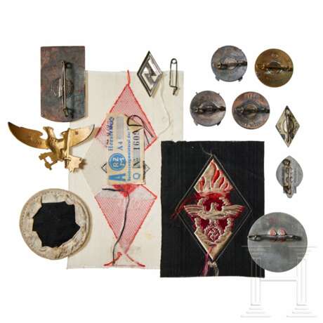 A Small Collection of Hitler Youth Insignia - photo 2