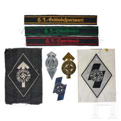 A Small Collection of Hitler Youth Insignia