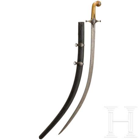 Shamshir mit feiner Klinge aus Wootzdamast, osmanisch/persisch, um 1800 - фото 2