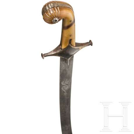 Shamshir mit feiner Klinge aus Wootzdamast, osmanisch/persisch, um 1800 - фото 3