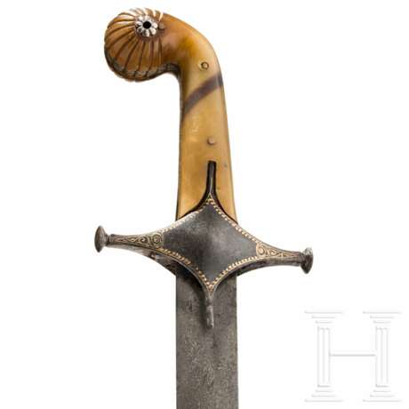 Shamshir mit feiner Klinge aus Wootzdamast, osmanisch/persisch, um 1800 - фото 5