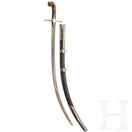 Silbermontierter Shamshir, osmanisch, um 1820 - фото 1