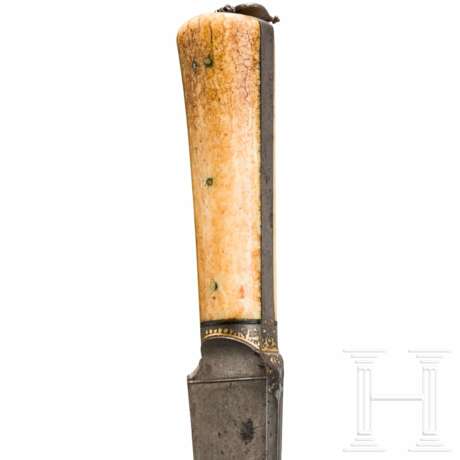 Kard mit Silberscheide und Walrosselfenbeingriffschalen, Persien, um 1800 - photo 4