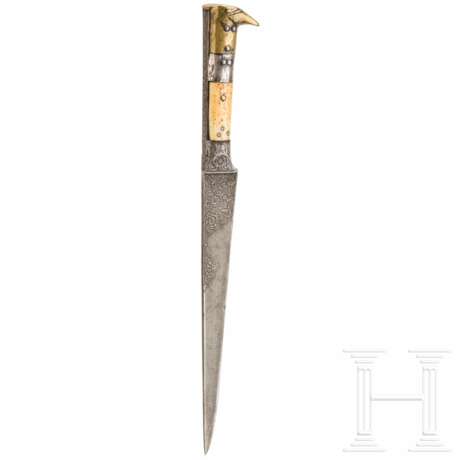 Choora mit älterer, geschnittener persischer Wootz-Klinge, Afghanistan, frühres 20. Jhdt. - Foto 1
