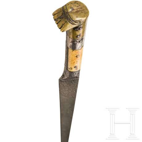 Choora mit älterer, geschnittener persischer Wootz-Klinge, Afghanistan, frühres 20. Jhdt. - Foto 3