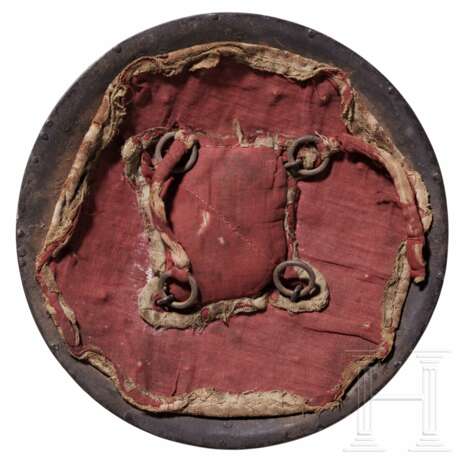 Silbertauschierter eiserner Faustschild, Lahore, 19. Jhdt. - photo 1