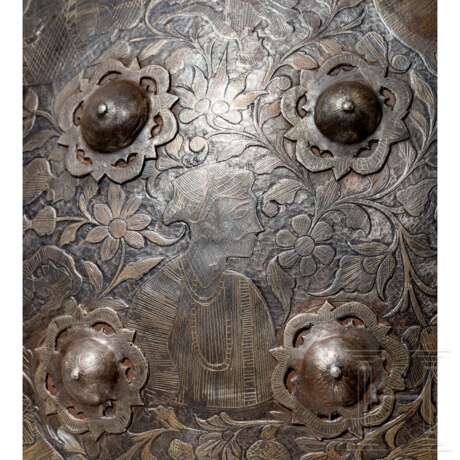 Eiserner Rundschild (Sipar), Indien, 2. Hälfte 19. Jhdt. - фото 3