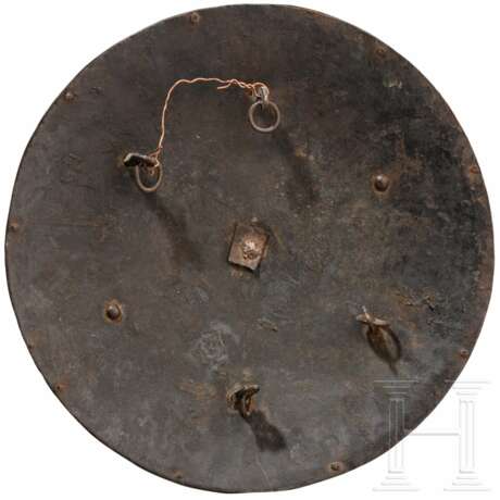 Silbertauschierter Rundschild, Indien, 20. Jhdt. - Foto 2