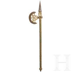 Tabar (Streitaxt) mit geschnittenem Dekor, Indien, um 1800