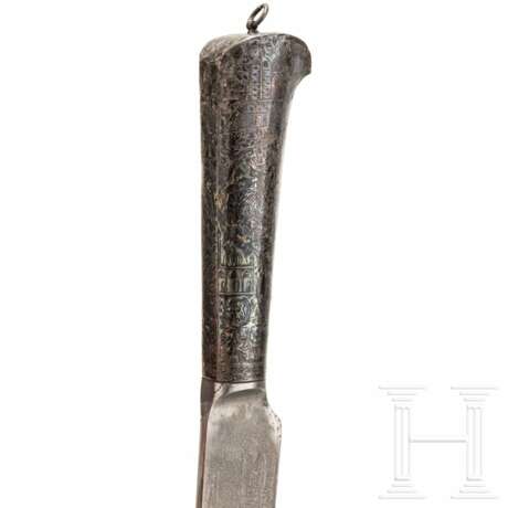 Kard mit nielliertem Silbergriff, Indien, um 1800 - photo 3