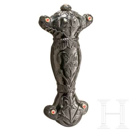 Dolch mit schwerem Griff aus schwarzer Jade, Nordindien, 20. Jhdt. - photo 5