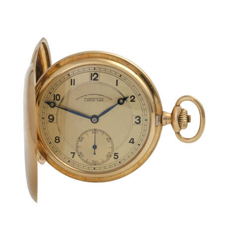 OLIW Lange Uhr (DUF) Taschenuhr, ca. 1920/30er Jahre, Savonette-Gehäuse in Gold 14K - фото 1