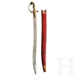 Goldtauschiertes Tegha, Indien, 20. Jhdt.
