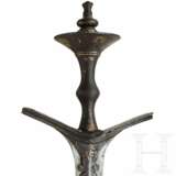 Gold- und silbertauschierter Khanda, Nepal, 18. Jhdt. - Foto 4