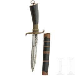 Dolch mit Horngriff, Philippinen(?), 20. Jhdt.