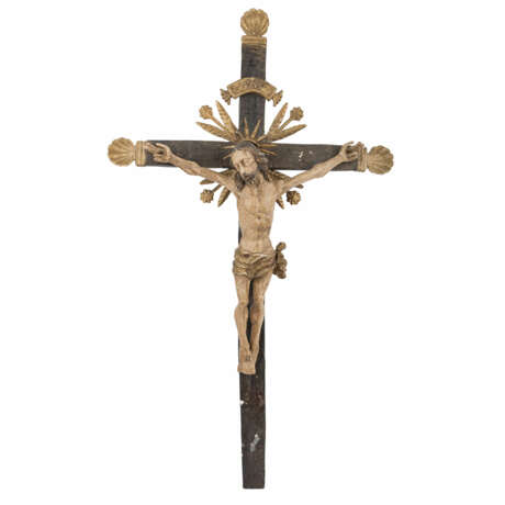 BILDSCHNITZER 17. Jahrhundert, Kruzifix, - Foto 1