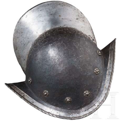 Schwarz-weißer Morion, Nürnberg, um 1580 - photo 2
