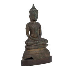Buddha aus Bronze. THAILAND.