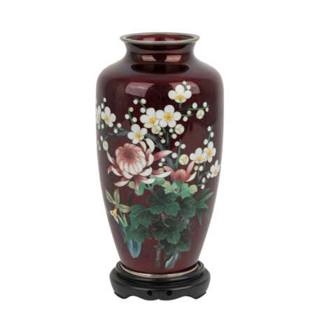 Cloisonné Vase. JAPAN, 20. Jahrhundert. - photo 1