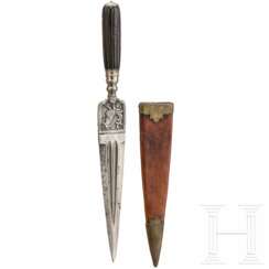 Dolch mit Scheide, Ligurien, um 1800