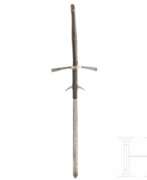 Kantenwaffen. Kampfbidenhänder mit geätzter Klinge, Reichsfürstentum Savoyen, um 1559