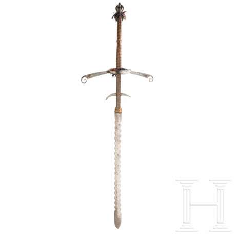 Großer Bidenhänder mit geflammter Klinge, süddeutsch/Schweiz, um 1580 - Foto 2