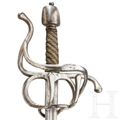 Rapier mit einseitigem Gefäß, deutsch, um 1600 - photo 5